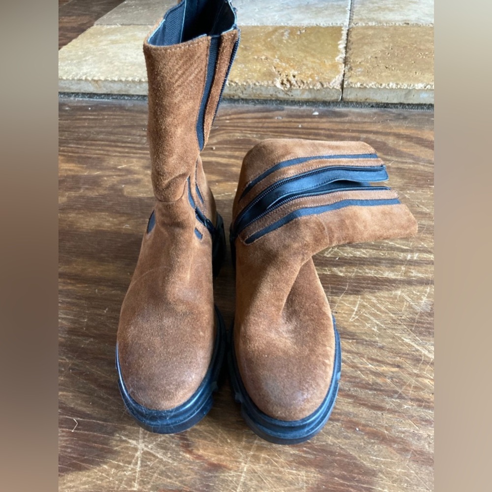 FREE PEOPLE LUG SOLE BROOKS BOOT NWOT